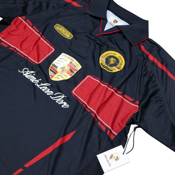 Aime Leon Dore x Porsche 993 Turbo Team Jersey Black M - Picture 3 of 8